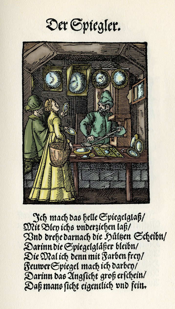 Spiegelmaker door Jost Amman
