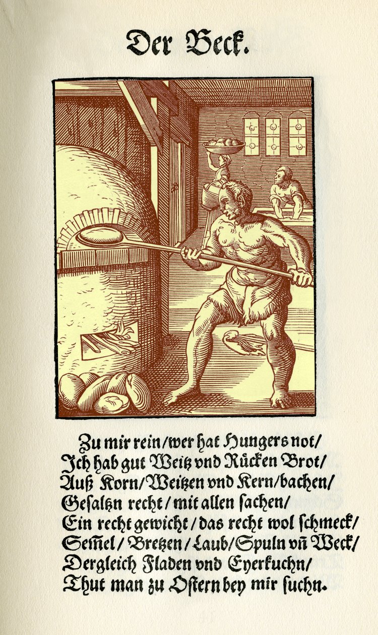 De Bakker door Jost Amman