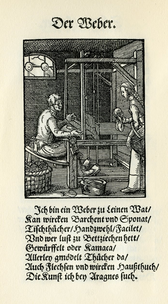 Wever door Jost Amman