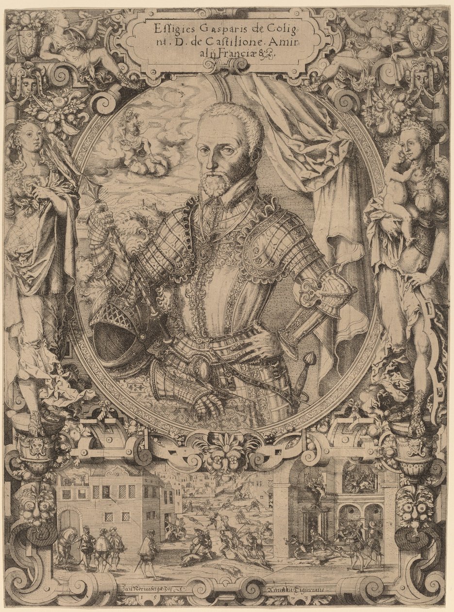 Gaspar de Coligny, 1573 door Jost Ammon