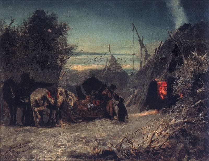 Ochtend in het bos door Jozef Marian Chemonski