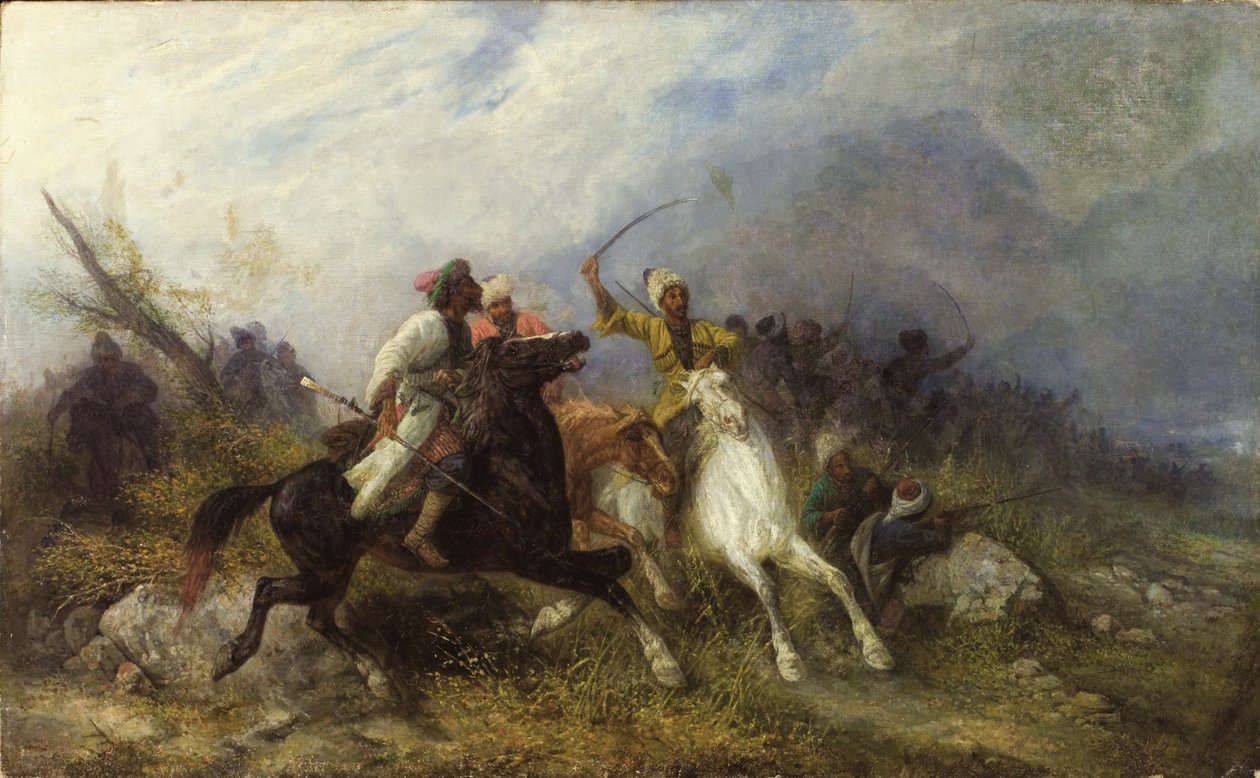 Kaukasische Slag door Jozef Brandt