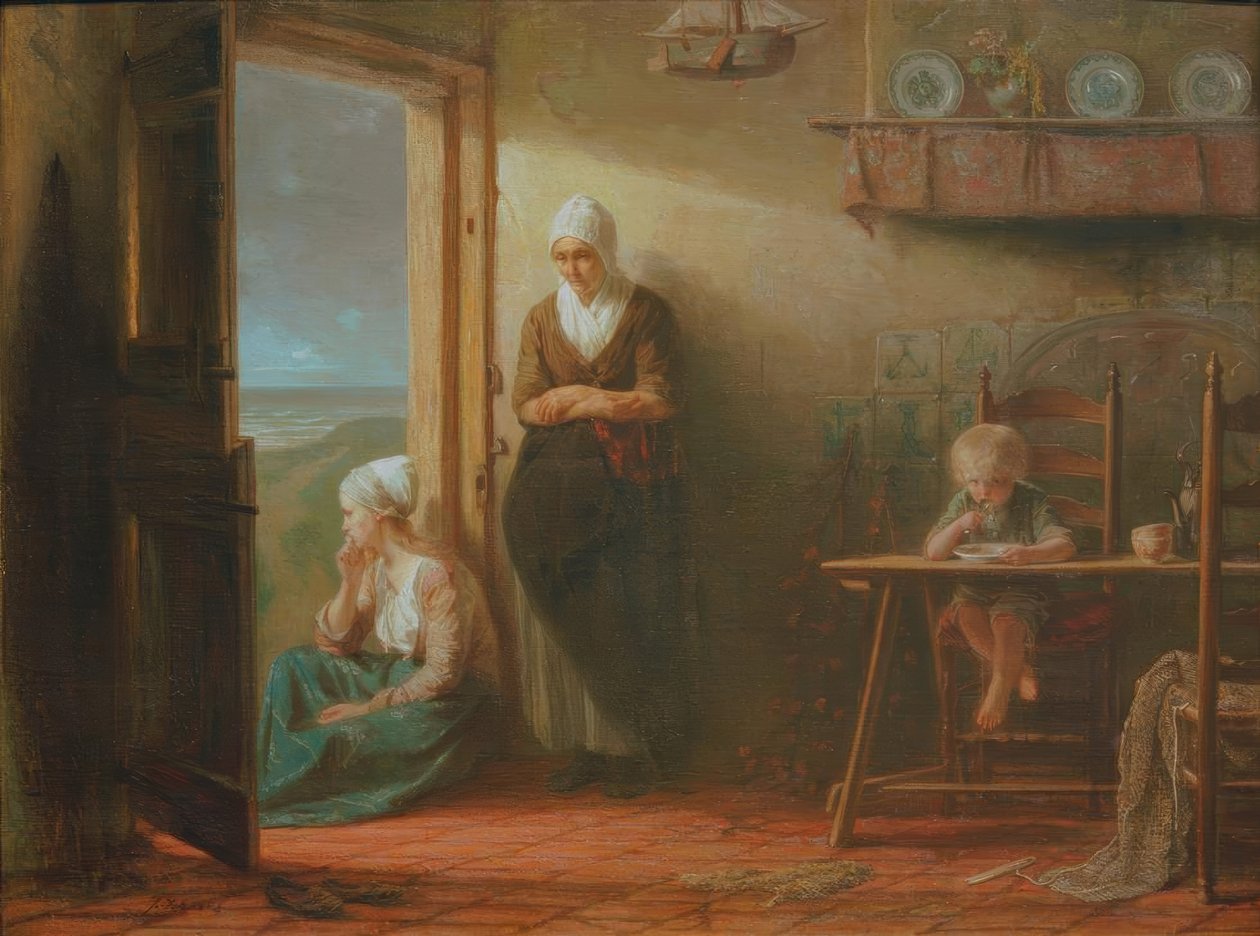 Na de storm door Jozef Israëls