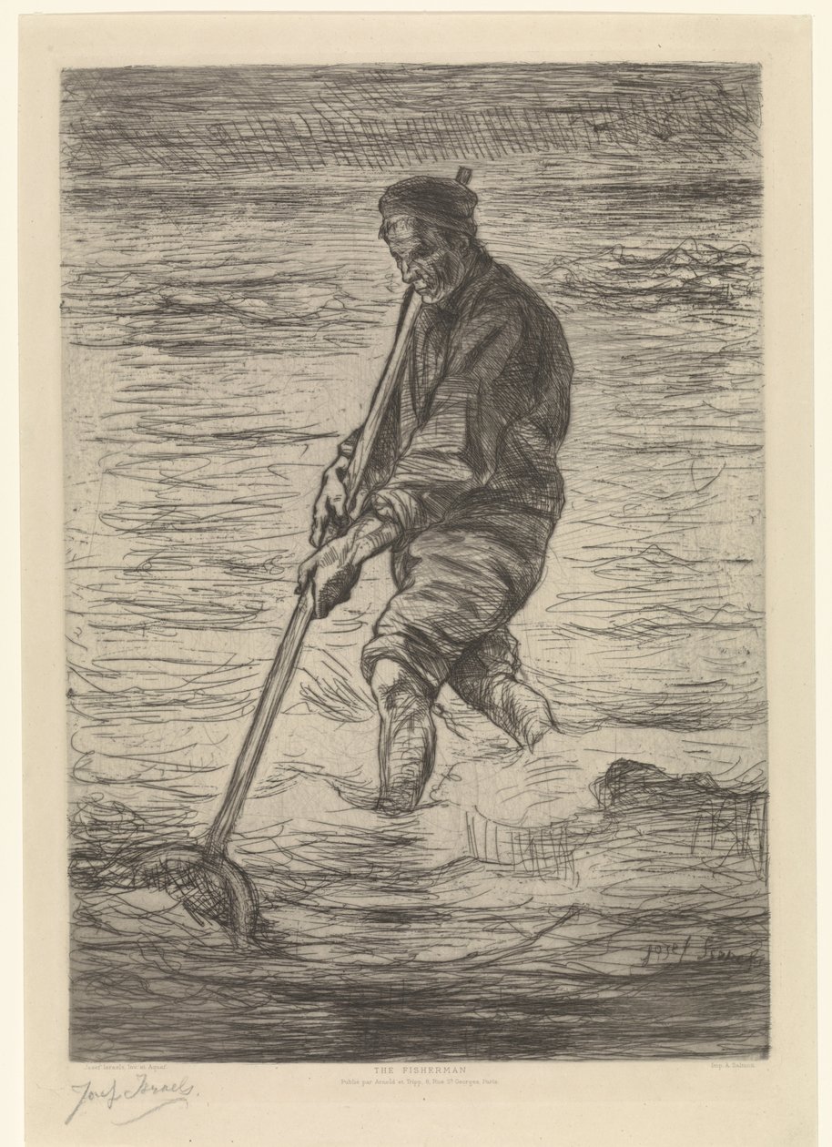 De Schelpenvisser door Jozef Israëls