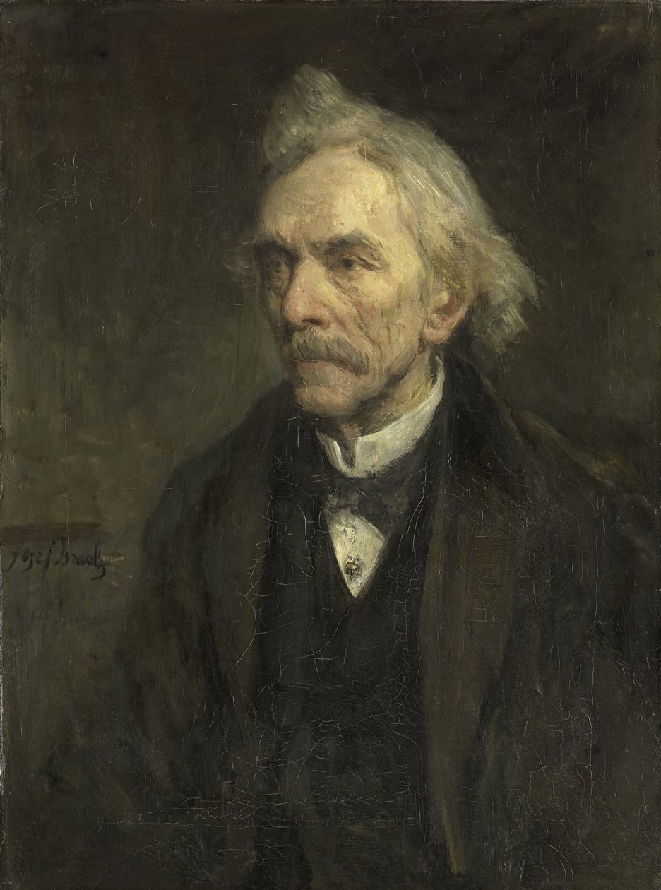 Louis Jacques Veltman (1817-1907). Acteur door Jozef Israëls