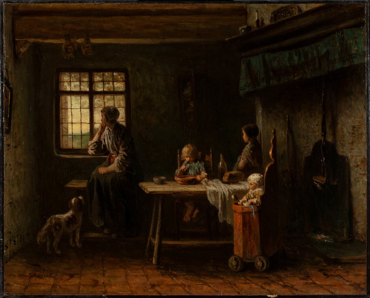 De Bezorgde Familie door Jozef Israëls