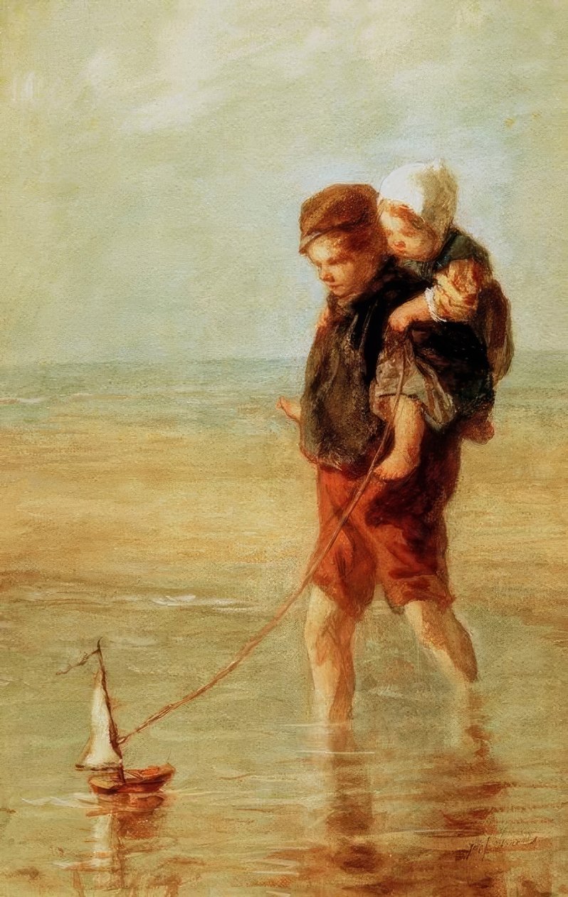Jonge navigator door Jozef Israëls