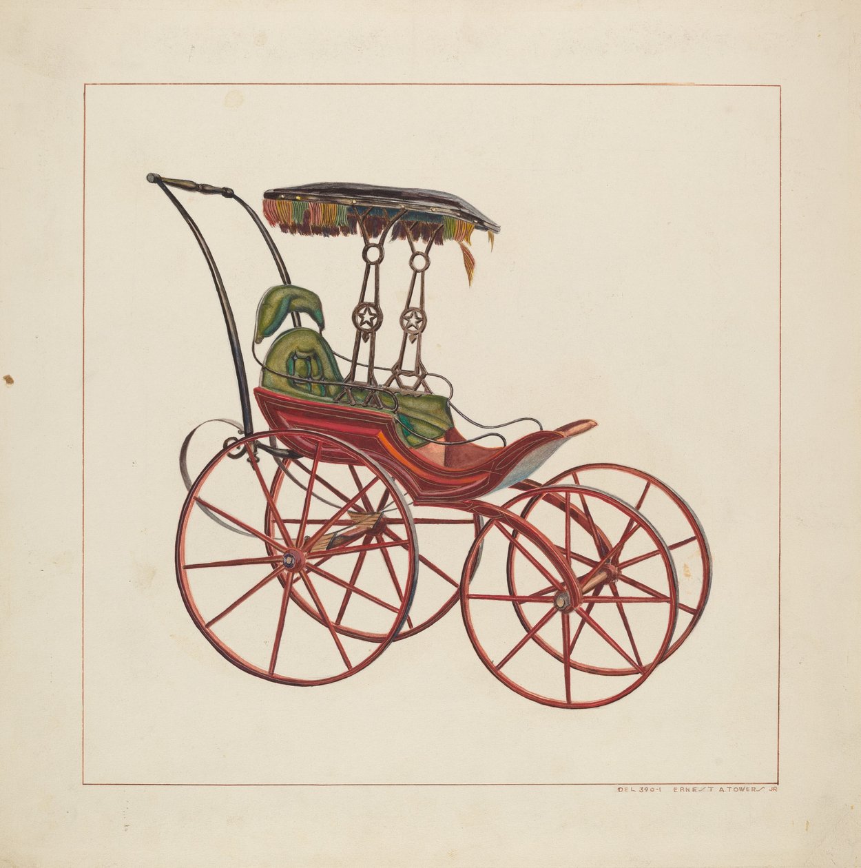 Kinderwagen door Jr. Ernest A. Towers