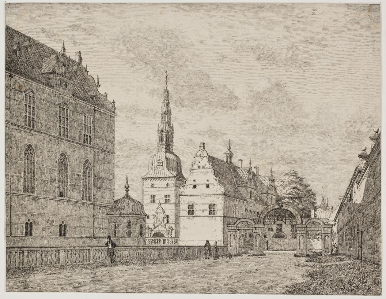 De carrouselplaats bij Frederiksborg door Jørgen Roed