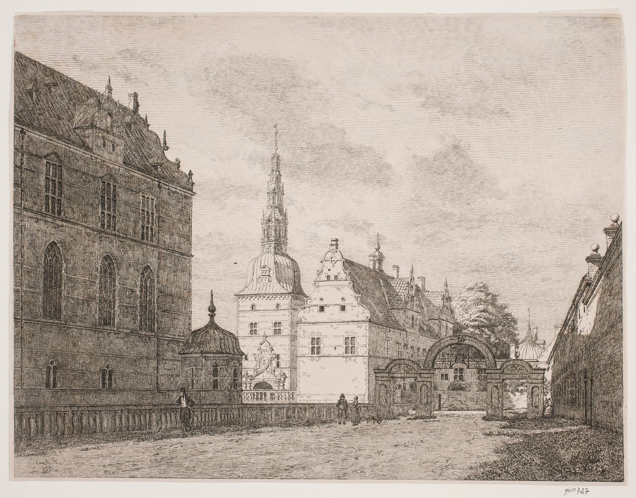 De carrouselhof bij Frederiksborg door Jørgen Roed