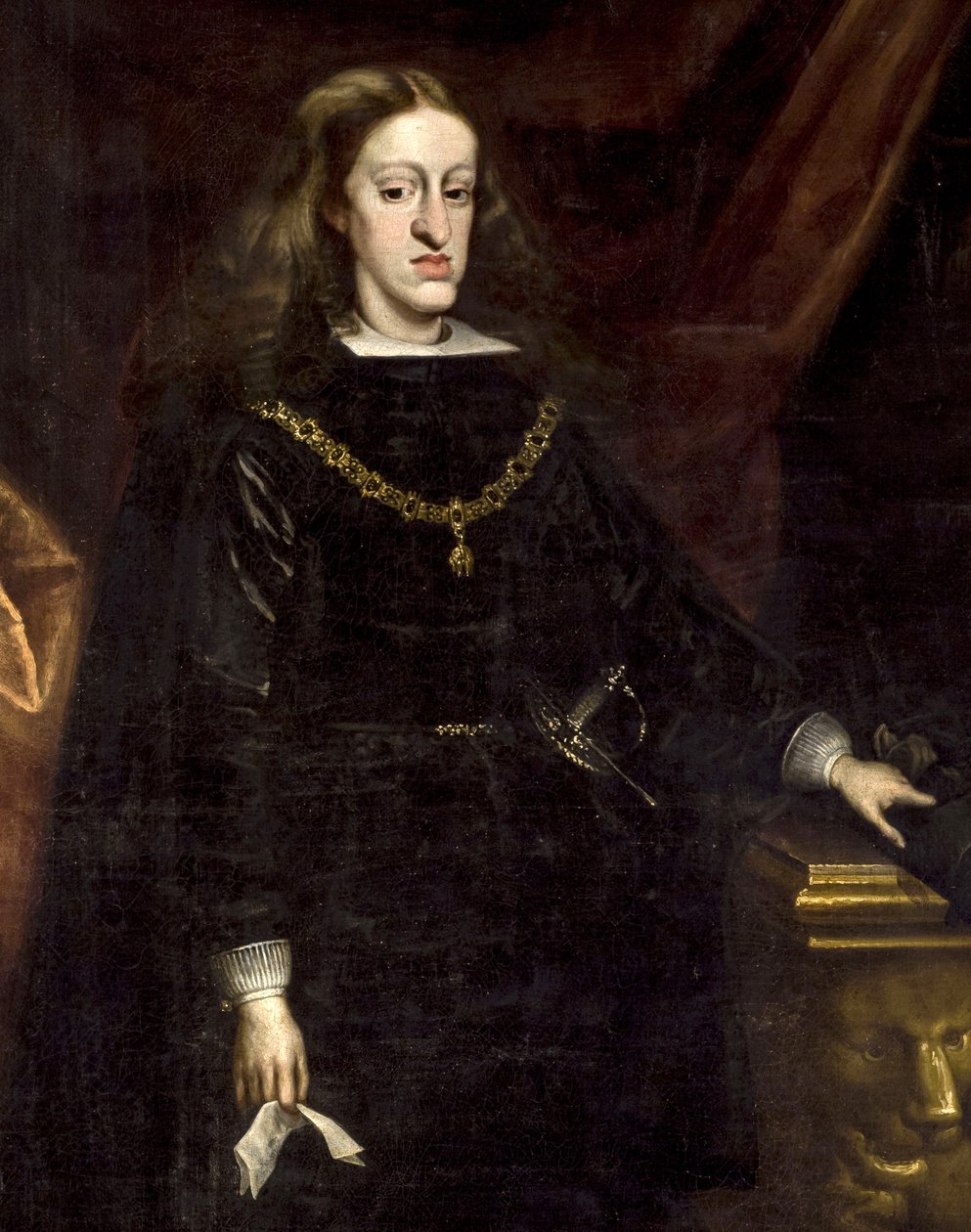 Koning Karel II van Spanje (1661-1700) door Juan Carreño de Miranda