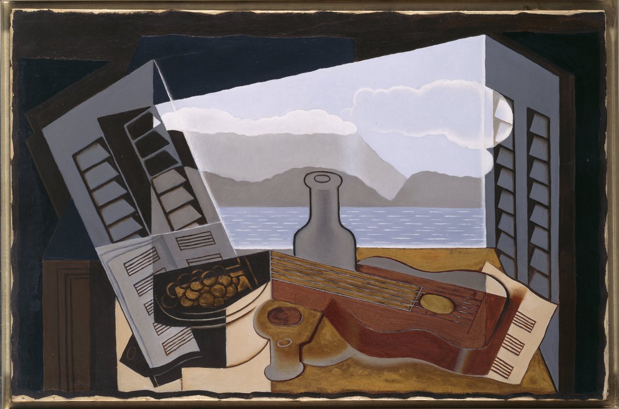 Het open raam door Juan Gris