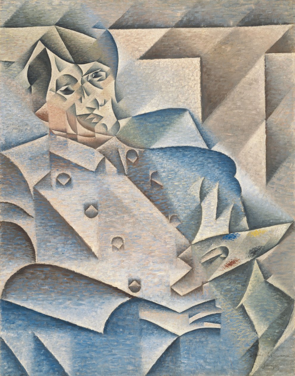 Portret van Pablo Picasso door Juan Gris