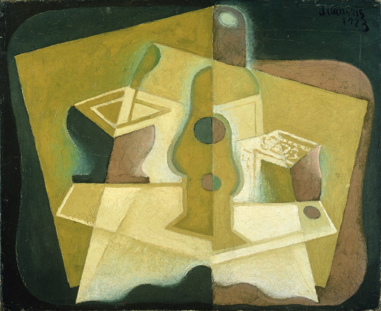 Het pakje tabak door Juan Gris