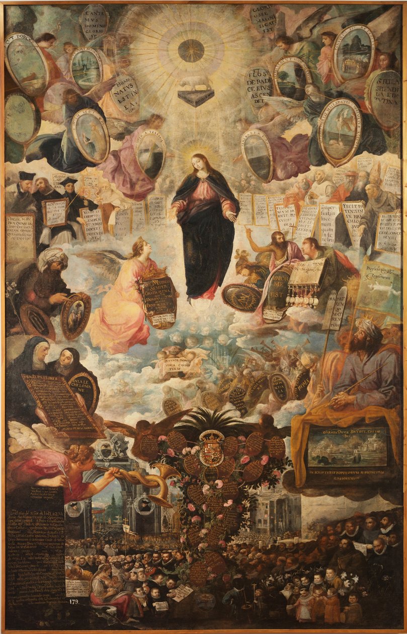Allegorie van de Onbevlekte Maagd door Juan de las Roelas  