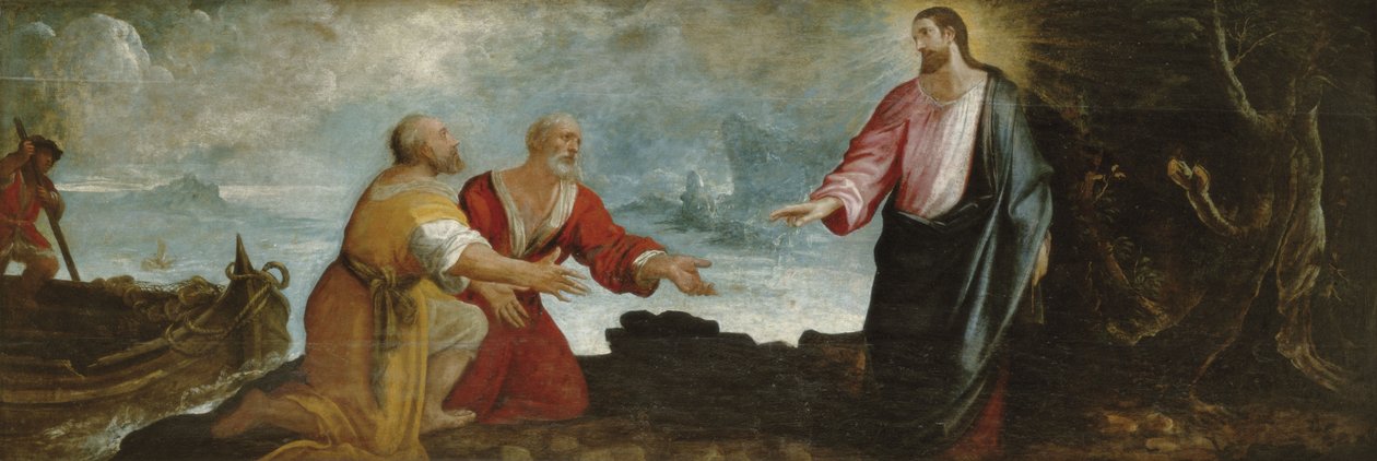 Roeping van Sint-Petrus en Sint-Andreas door Juan de las Roelas