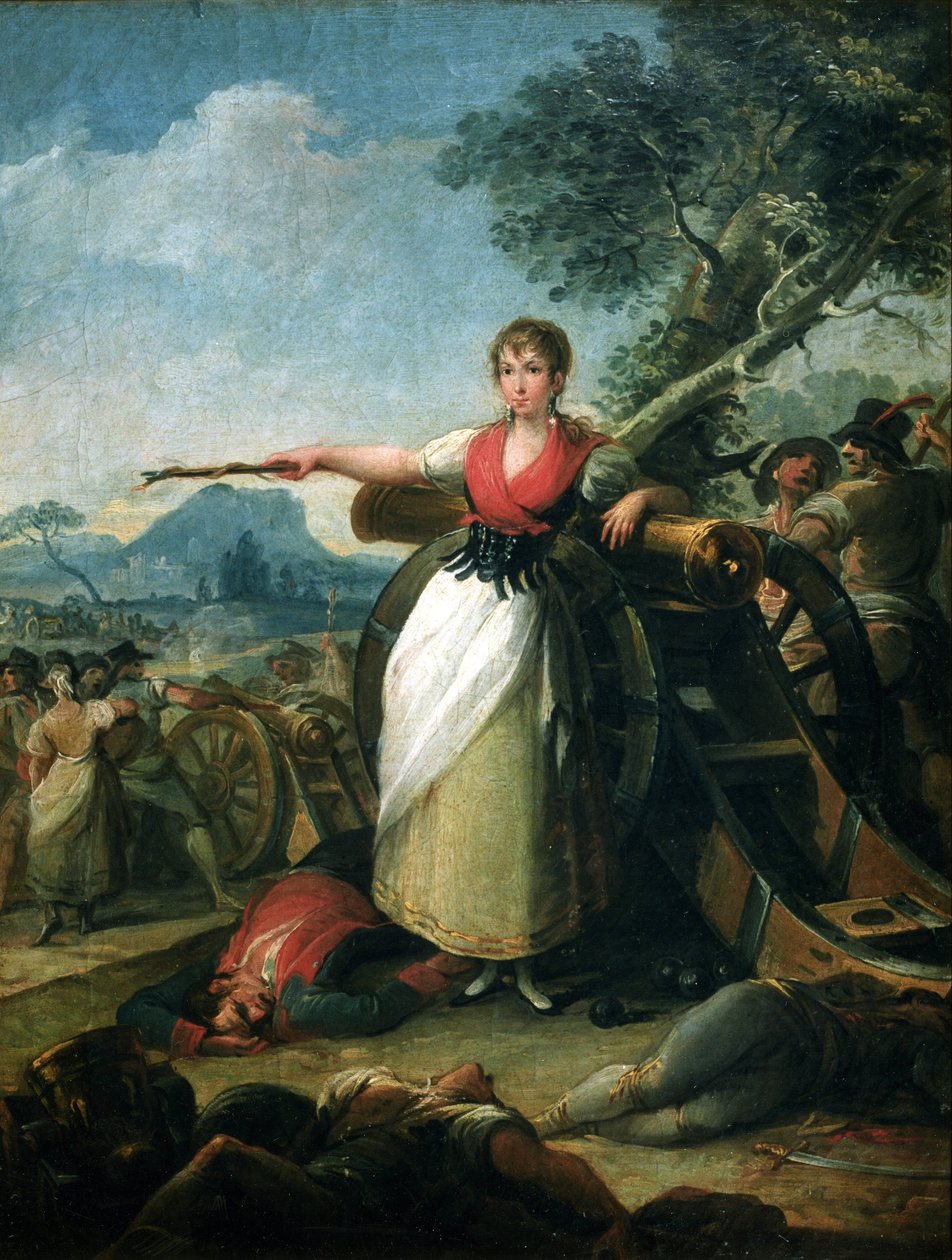 Spaans: Agustina de Aragón Agustina de Aragón door Juan Gálvez