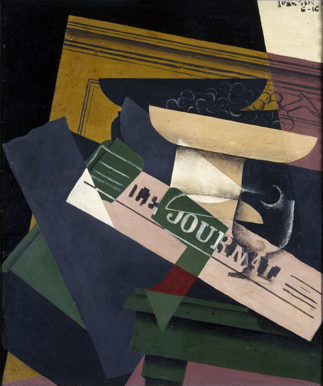 Druiven, 1916 door Juan Gris