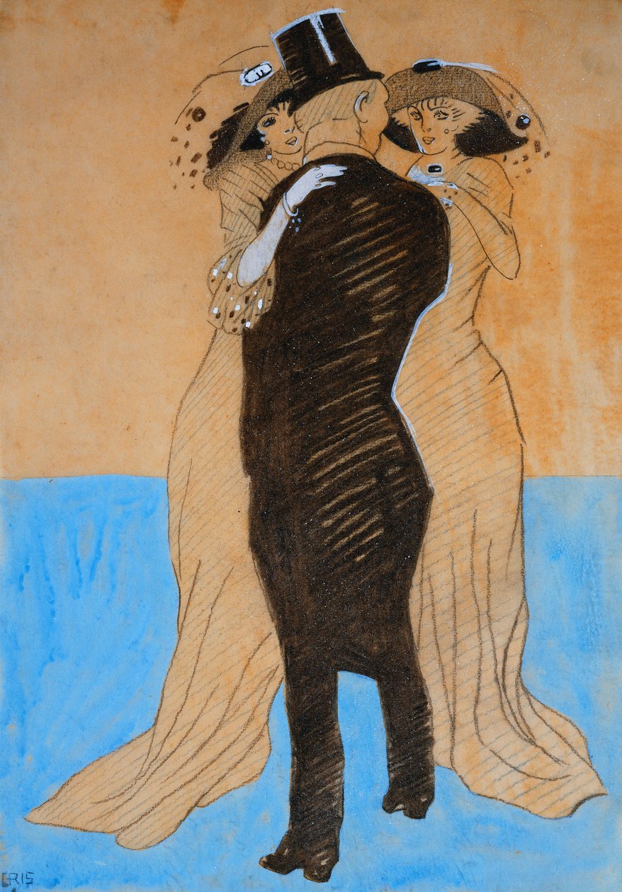 De Vleierij, 1908 door Juan Gris