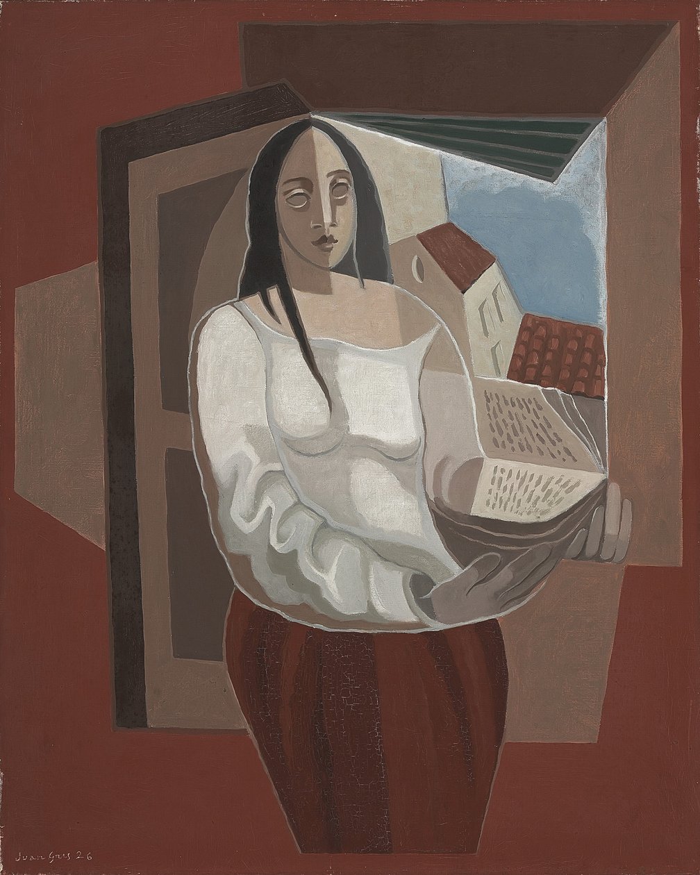 De lezeres, 1926 door Juan Gris