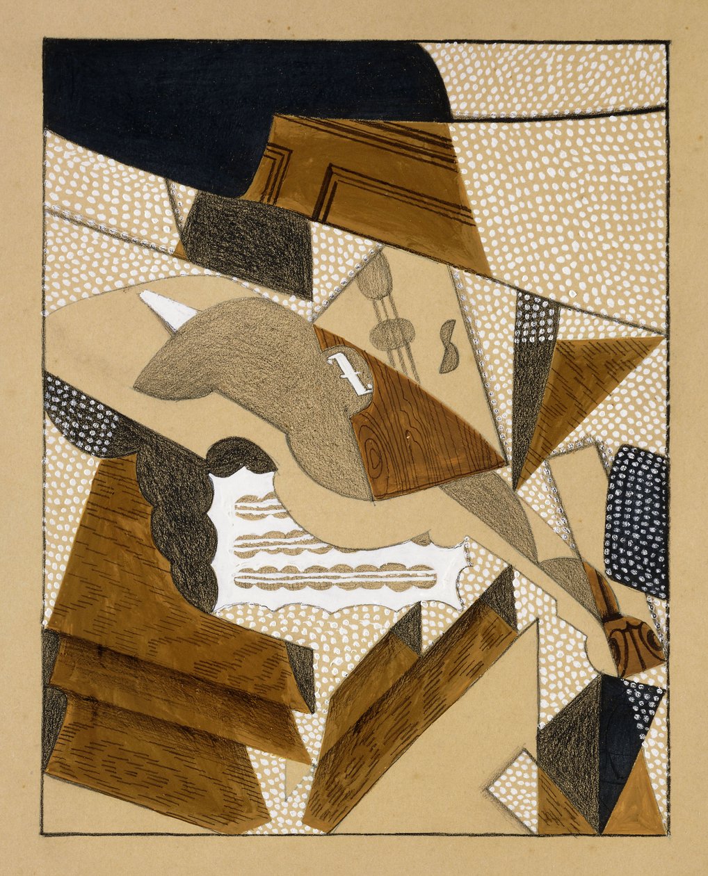 De viool door Juan Gris
