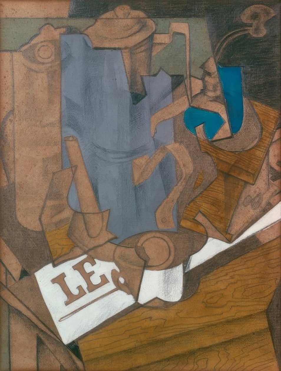 Stilleven met koffiepot door Juan Gris