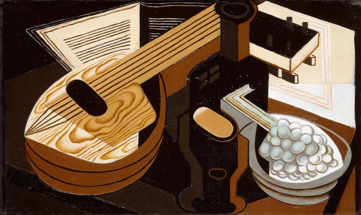 De Mandoline door Juan Gris
