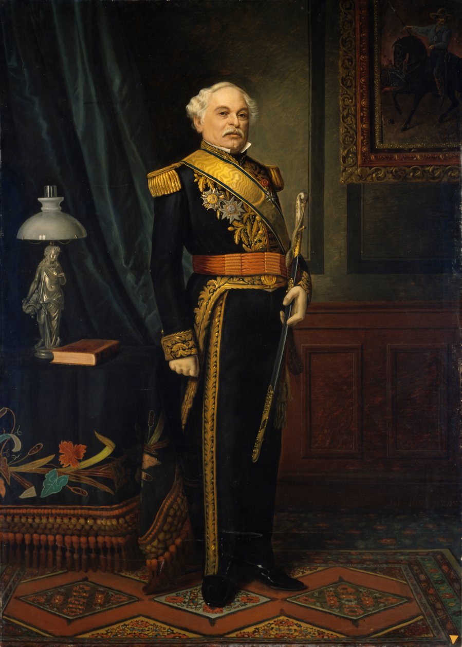 Generaal Jose Antonio Paez, 1890 door Juan Jorge Peoli