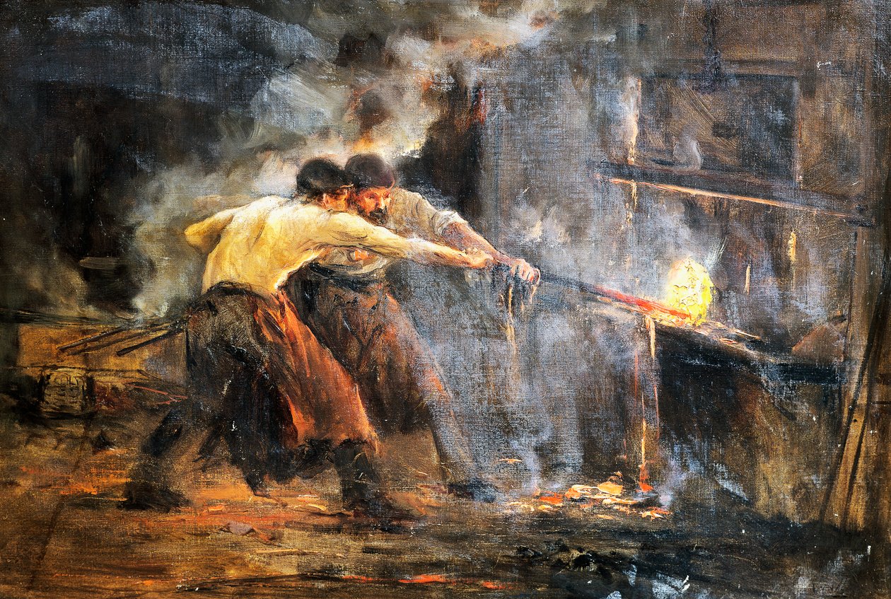 Smeden, 19e-eeuws schilderij door Juan Luna y Novicio