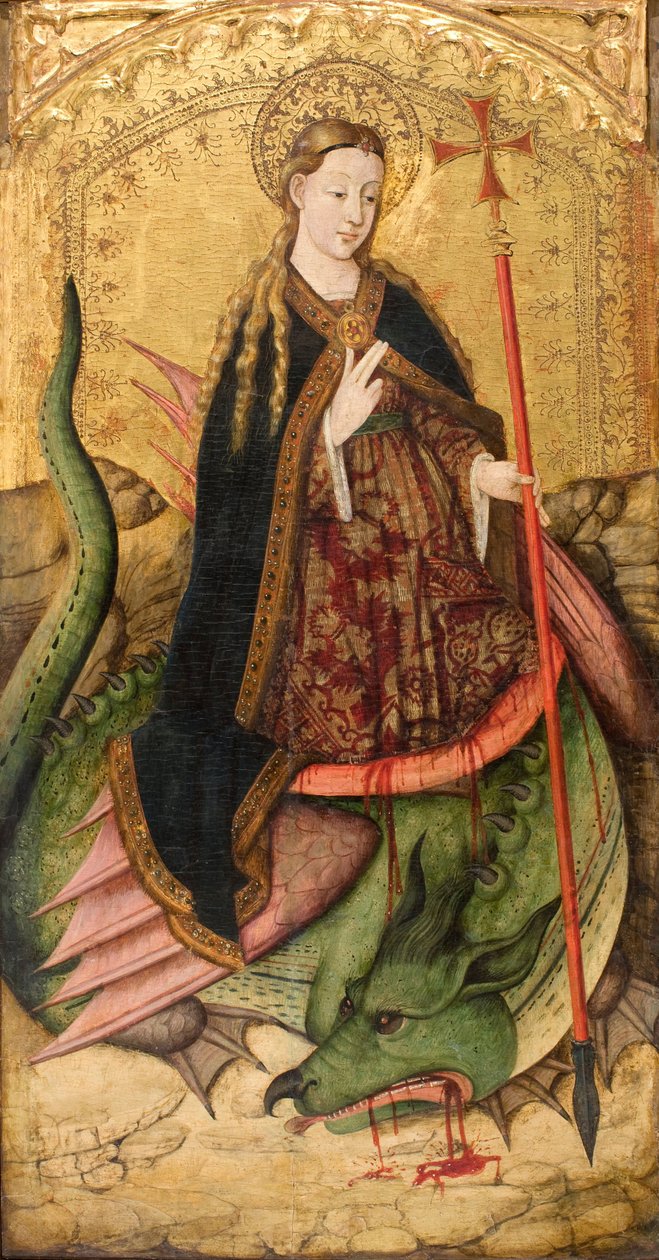 Heilige Margaretha, ca 1455 door Juan Rexach