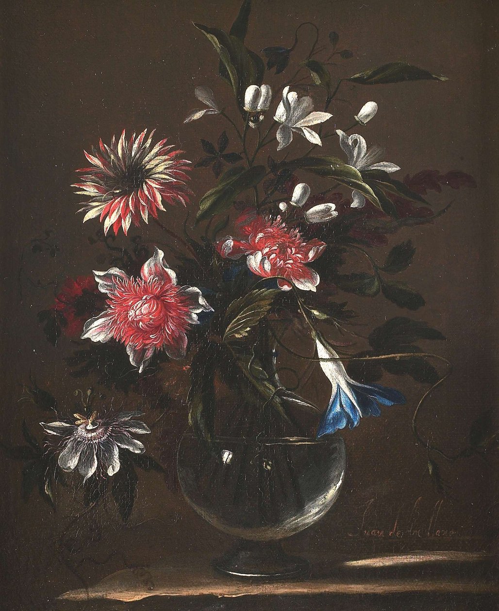 Vaas met bloemen door Juan de Arellano