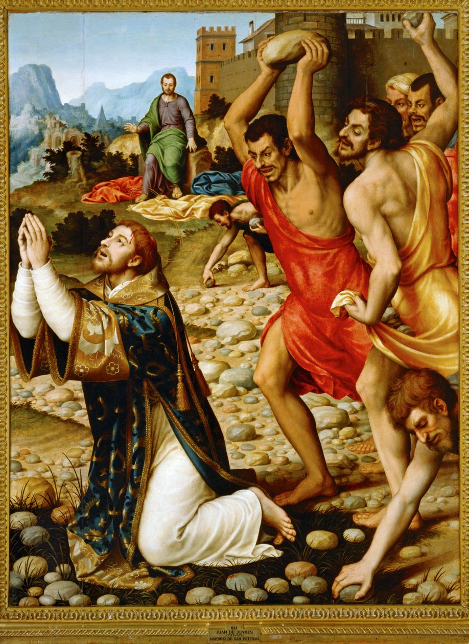 Het martelaarschap van Sint Stefanus ... door Juan de Juanes