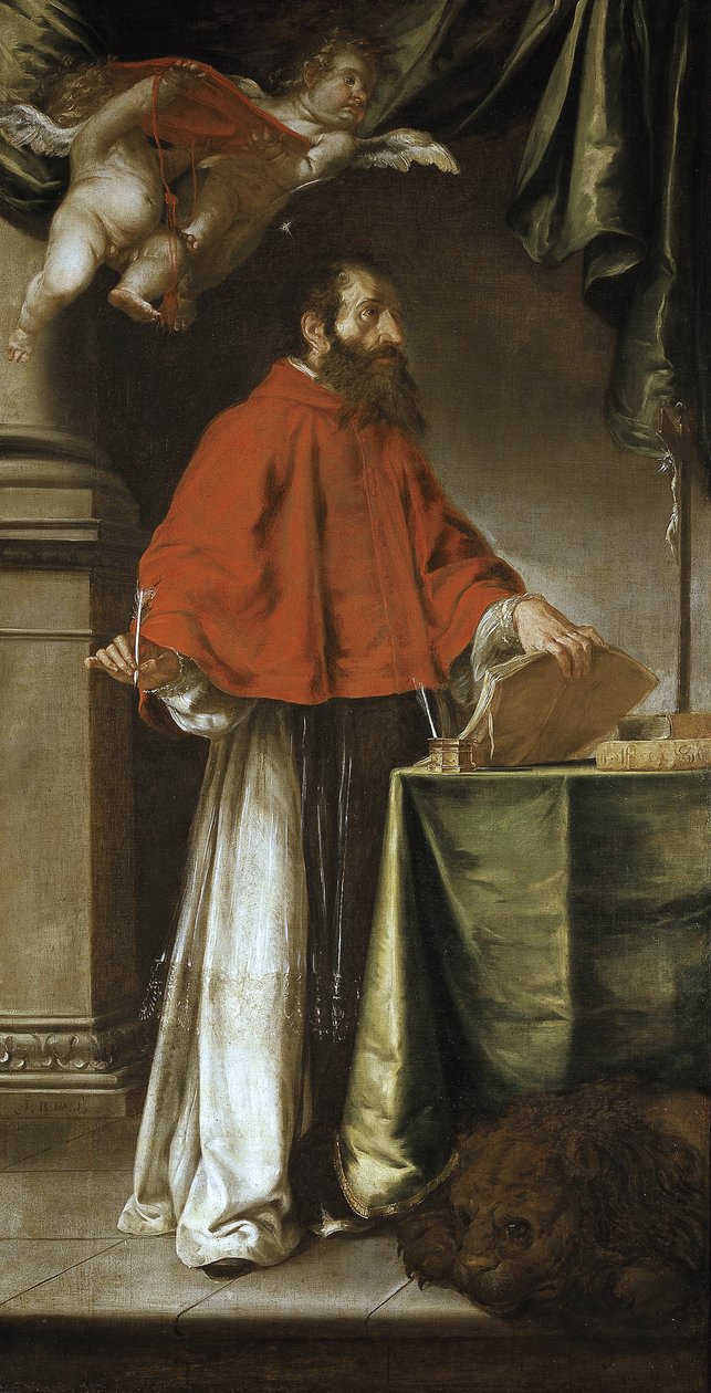 Spaans: San Jerónimo Saint Jerome door Juan de Valdes Leal