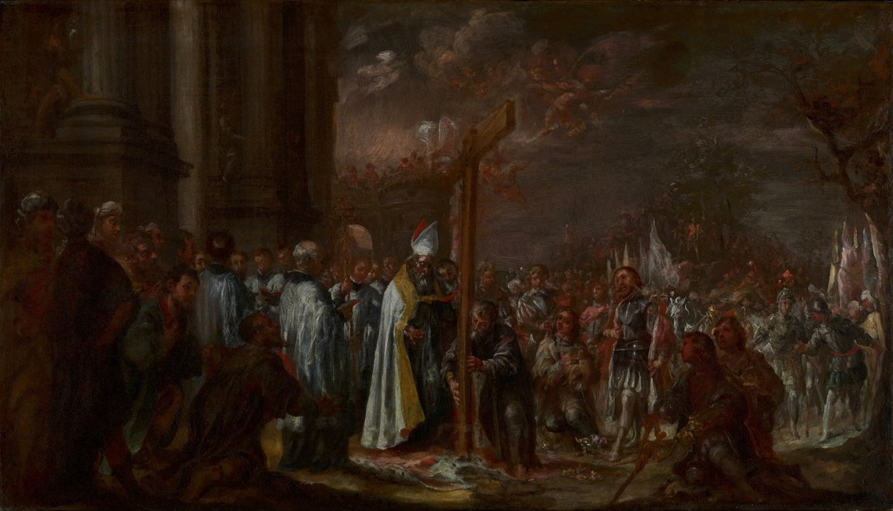 De verheffing van het kruis door Juan de Valdes Leal