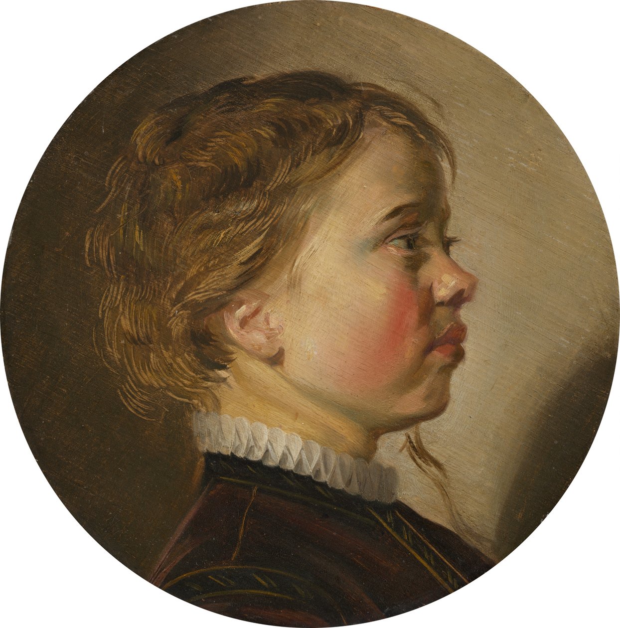 Jonge jongen in profiel door Judith Leyster