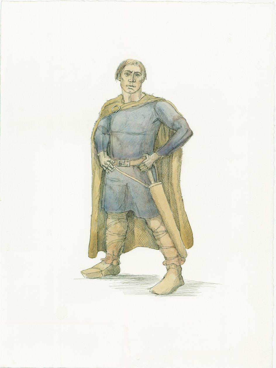 Koning Harold, ca. 1066 door Judith Dobie