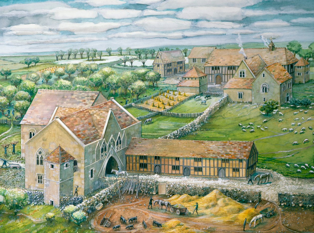 Thornholme Priory, Humberside door Judith Dobie