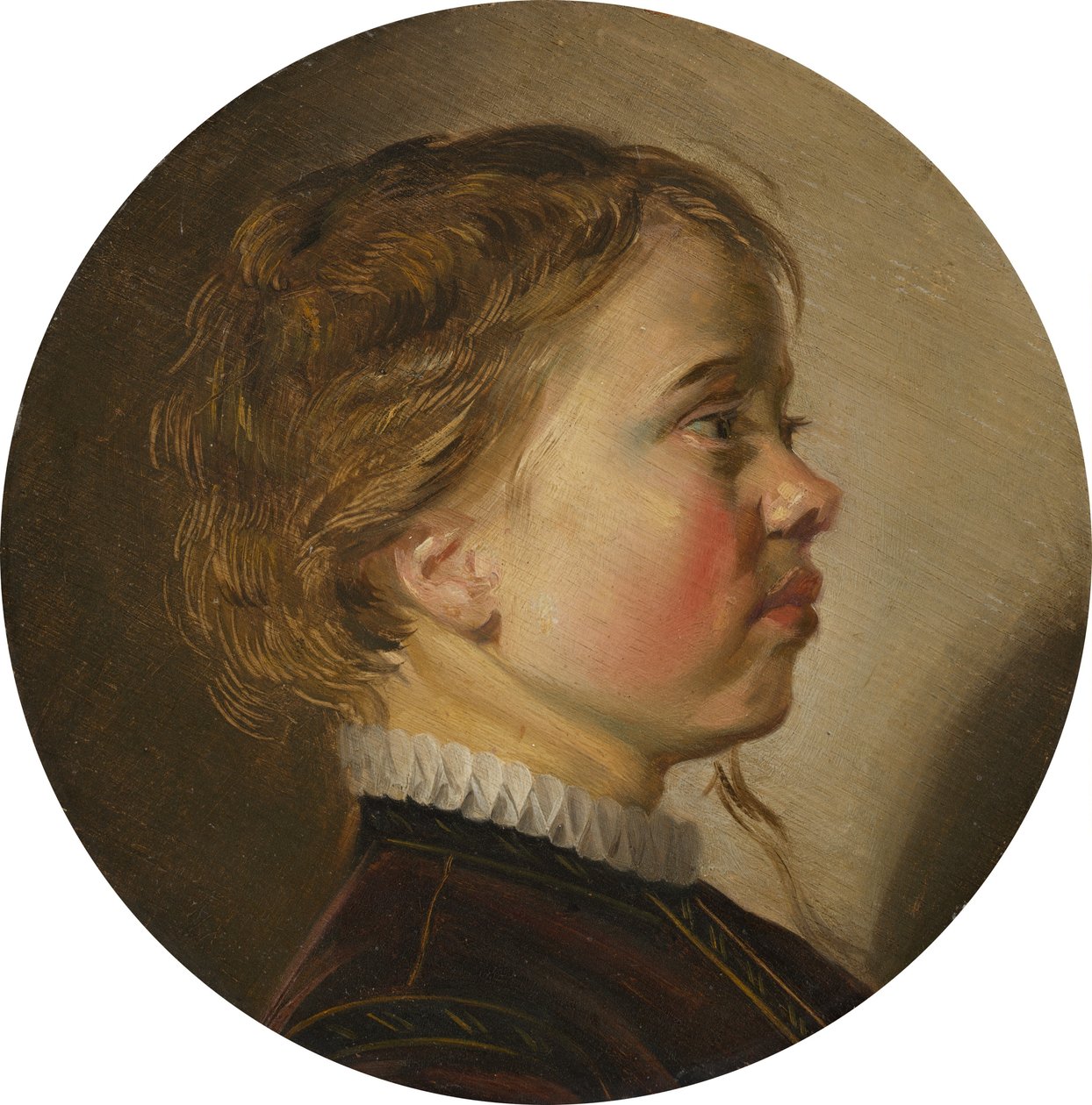 Jonge Jongen in Profiel door Judith Leyster