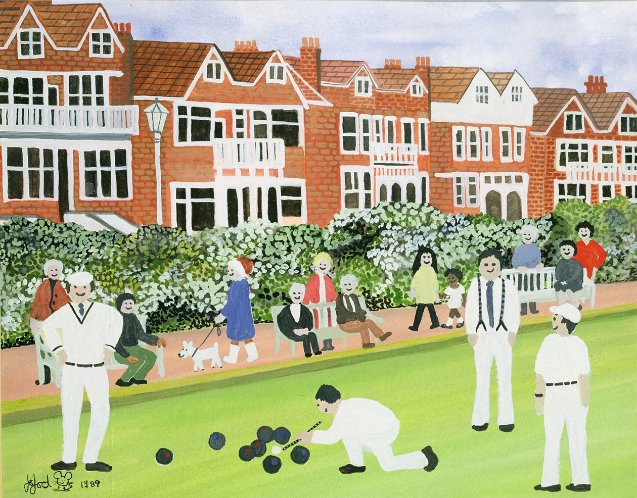 Bowlen in Eastbourne door Judy Joel