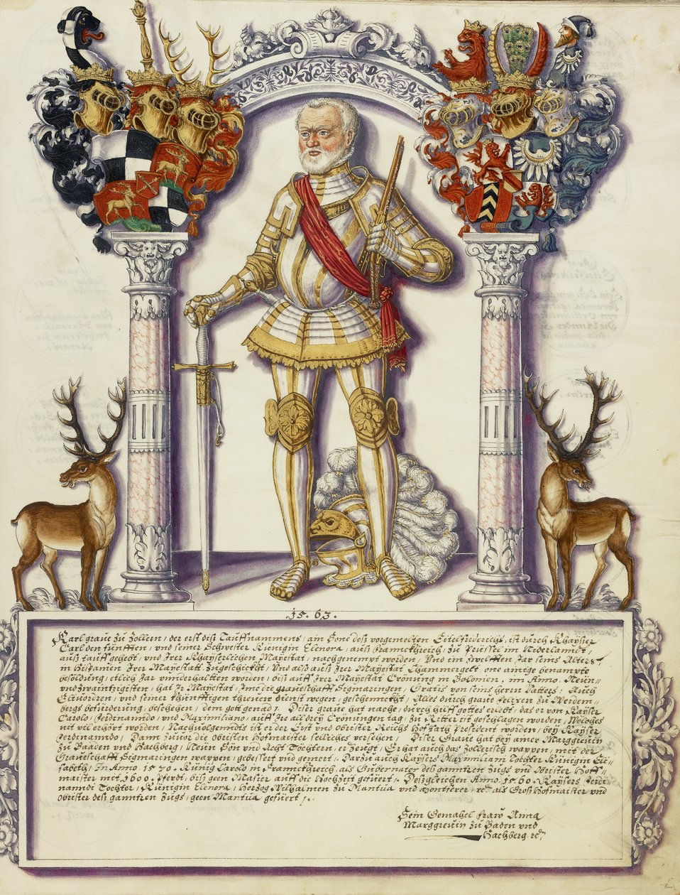 Karel I Hohenzollern door Jörg Ziegler