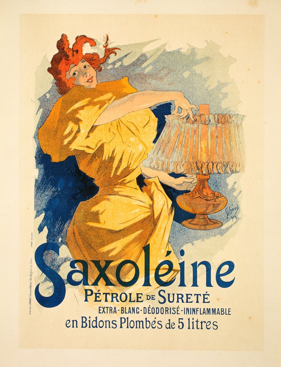 Saxoléine, 1896 door Jules Cheret
