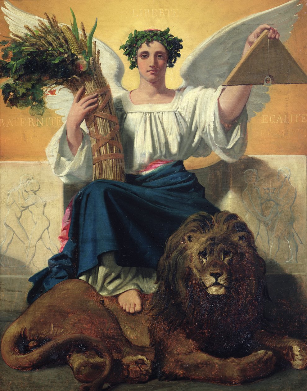 De Republiek, 1848 door Jules Claude Ziegler