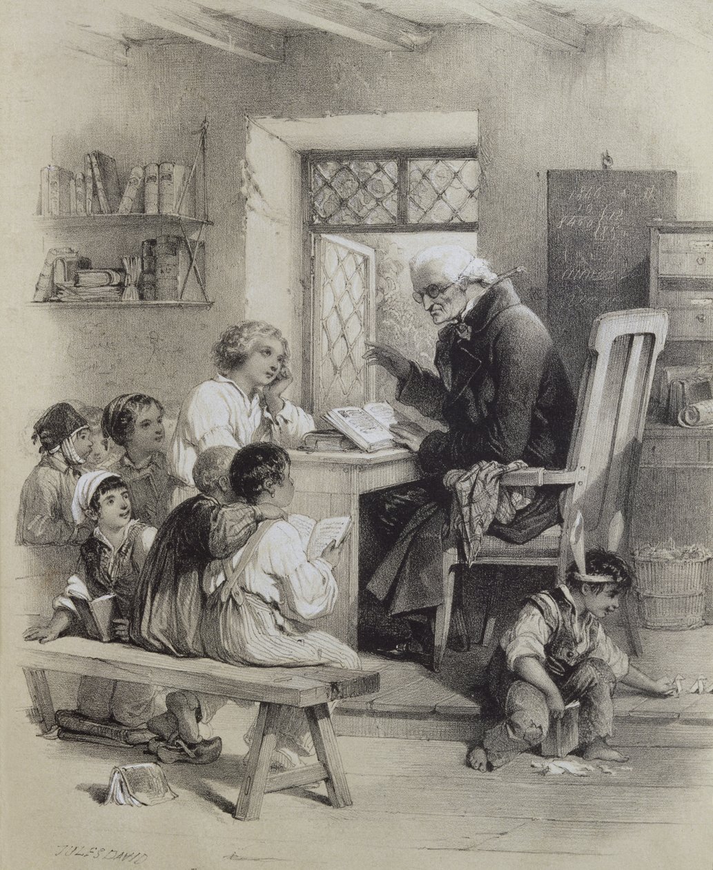 De schoolmeester door Jules David