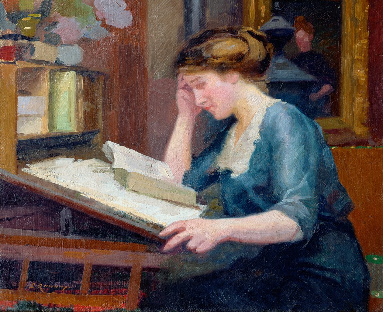 Lezen door Jules Ernest Renoux