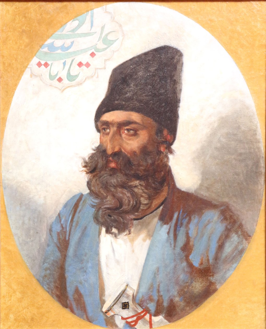 Portret van Vély Beck door Jules Joseph Augustin Laurens