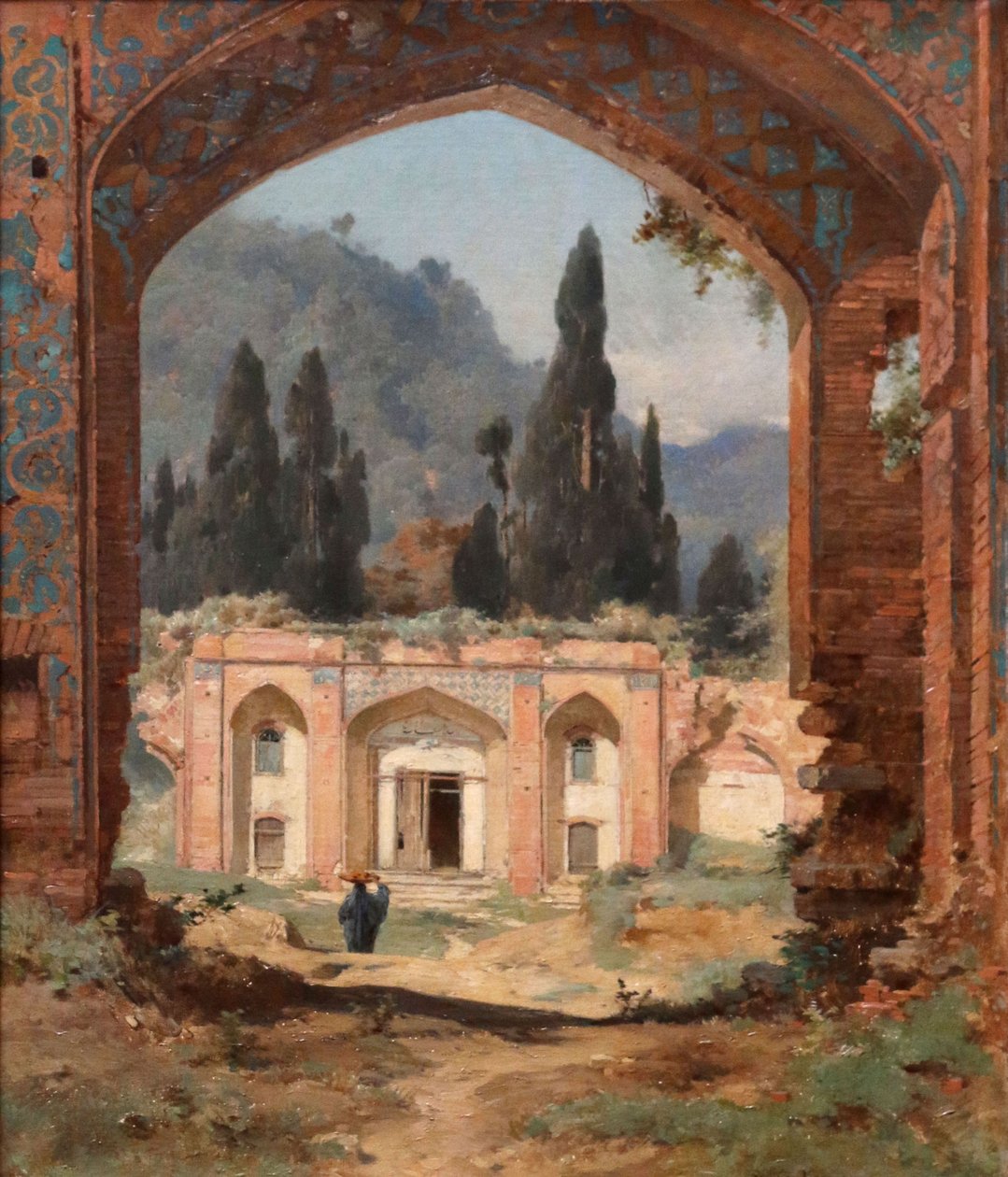 De ruïnes van het paleis van Aschroff door Jules Joseph Augustin Laurens