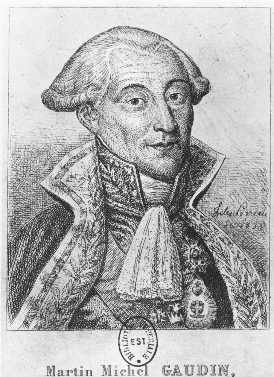 Martin Michel Gaudin, Hertog van Gaete door Jules Porreau