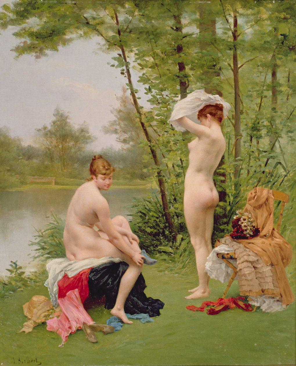 De baders door Jules Scalbert