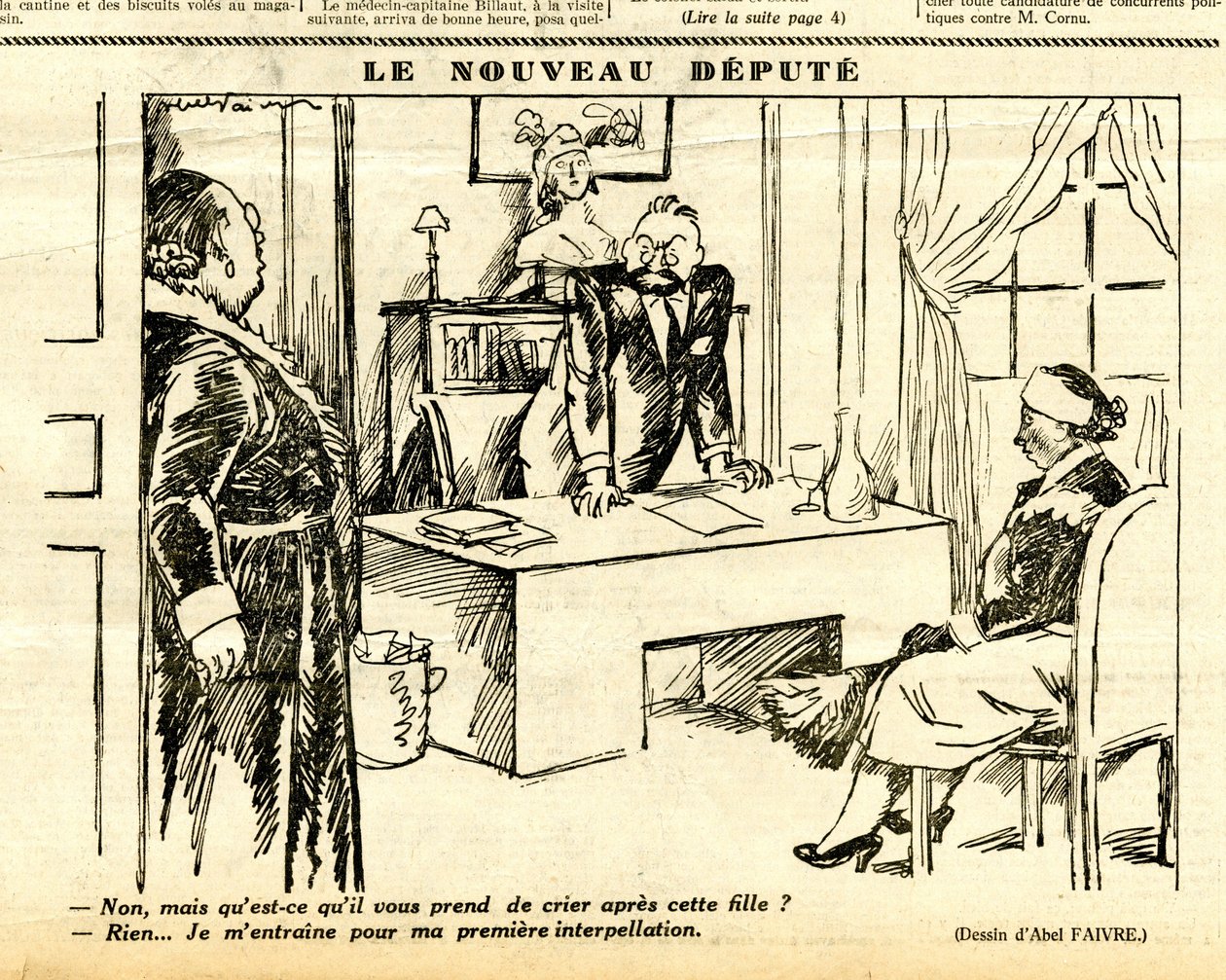 Candide, Satirique in N & B door Jules Abel Faivre