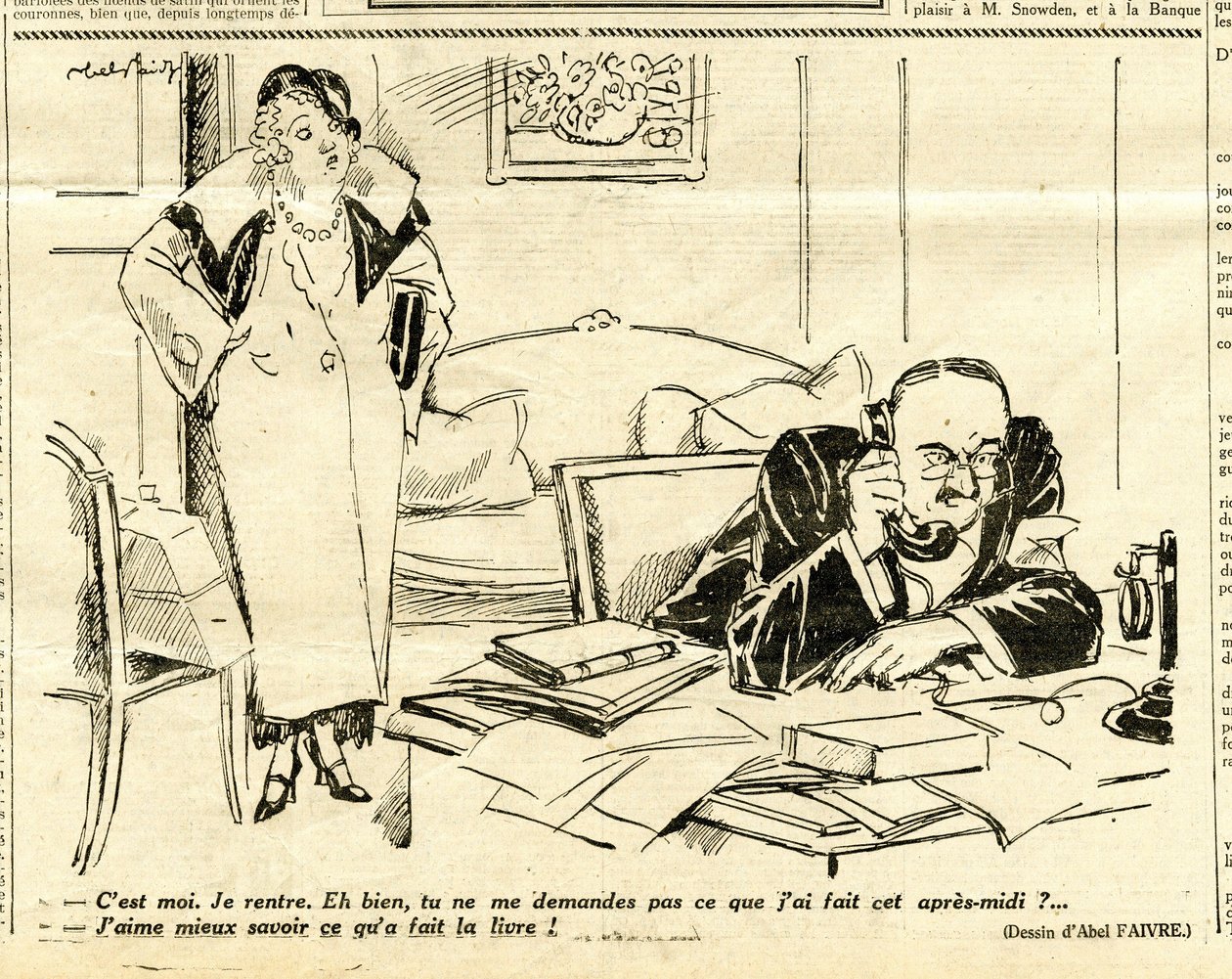 Candide, Satirisch in Z & W door Jules Abel Faivre